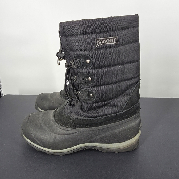 Ranger Men\'s Size 6 Winter Boots Black Tundra II Waterproof Insulated Snow main image 8